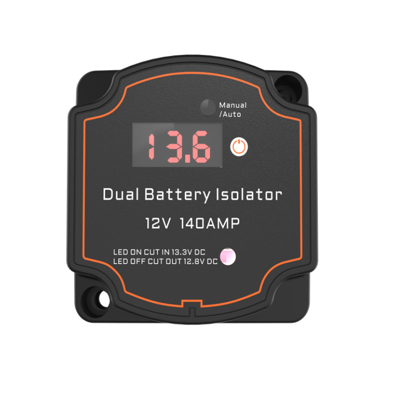Transfronteriza Inteligente de Doble batería aislador traje de relé con LED voltímetro 12V140A batería Aislador
