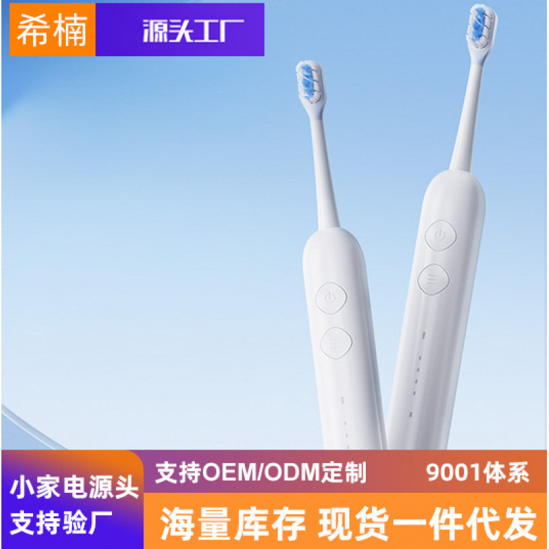 Foreign Trade Cross-Border 60-Degree Sweeping Vibration Factory Type-C Interface Ipx7 Waterproof Charging Household Sweeping Vibration Electric Toothbrush