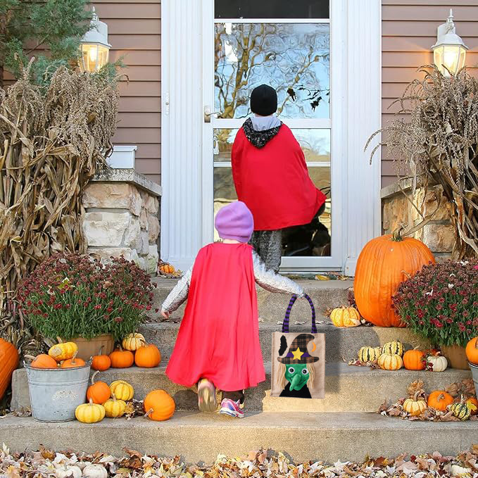 Bolsas de regalo de Halloween transfronterizas Bolsas de mano no tejidas Bolsas de dulces Bolsas de calabaza Bolsas de regalo de props