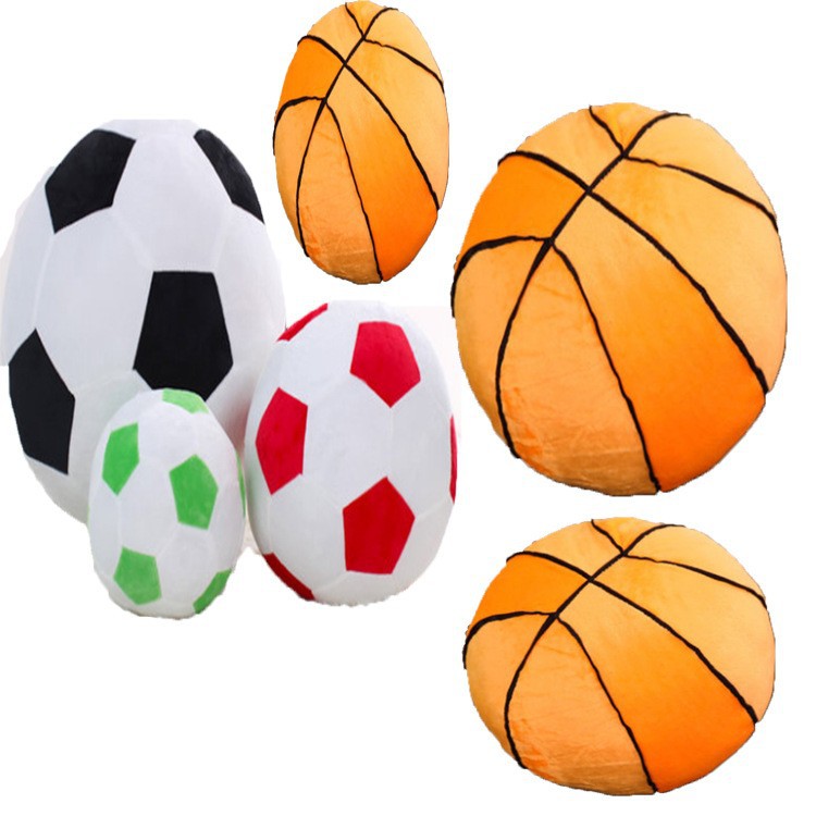 Basketball football spherical geometric plush toy