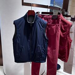 Z系軽豪華2025春の新商品の両面に馬甲男を着て年齢を減らしてカジュアルな肩のベストジャケットを着ます。