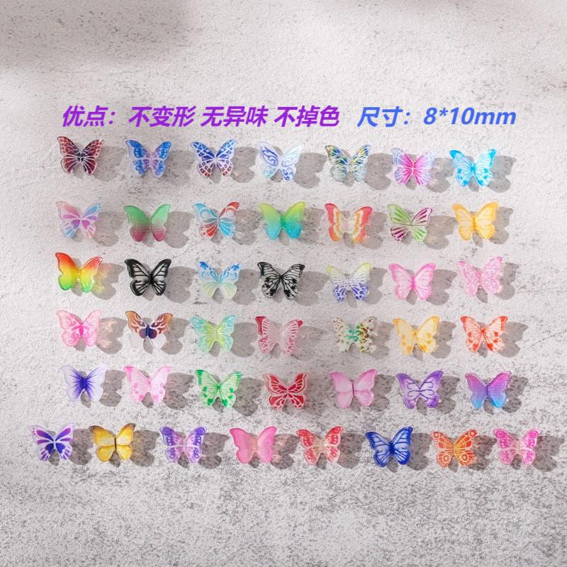 Amazon Cross-Border Resin Bow 3D Manicure Accessories Temu Simple Fairy Acrylic Wearable Nail Nails