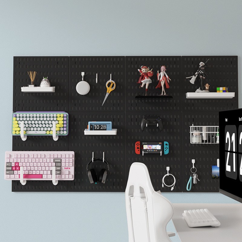 Wall Punch-free Storage Hole Board Model Wall Entrance Door Entrance Decorative Ornaments DIY Accessories Storage Board