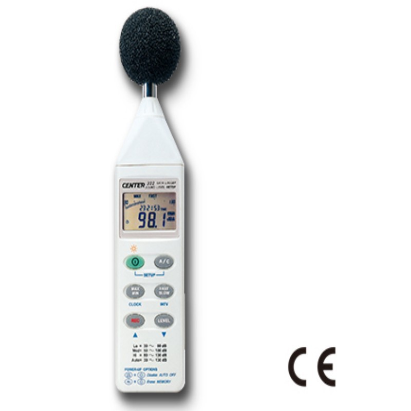 CENTER322噪音计数据记录声级计群特CENTER-322分贝仪