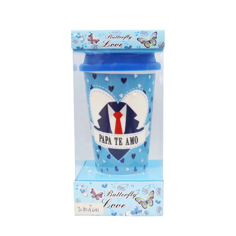 外贸西语父亲节陶瓷杯