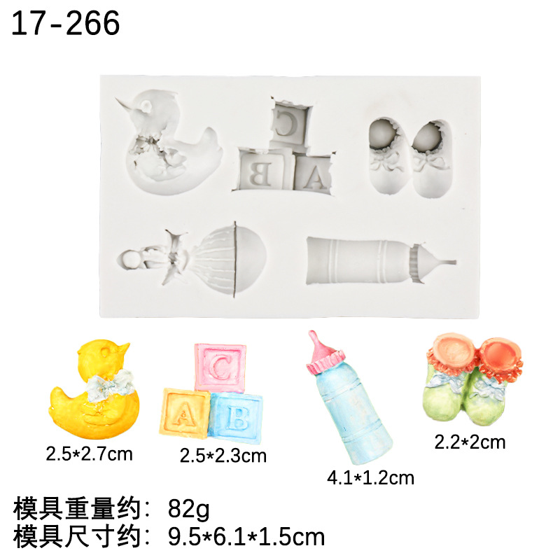 Coche bicicleta pie alimentación botella carta patrón silicona molde pastel hornear bebé juguete serie silicona molde