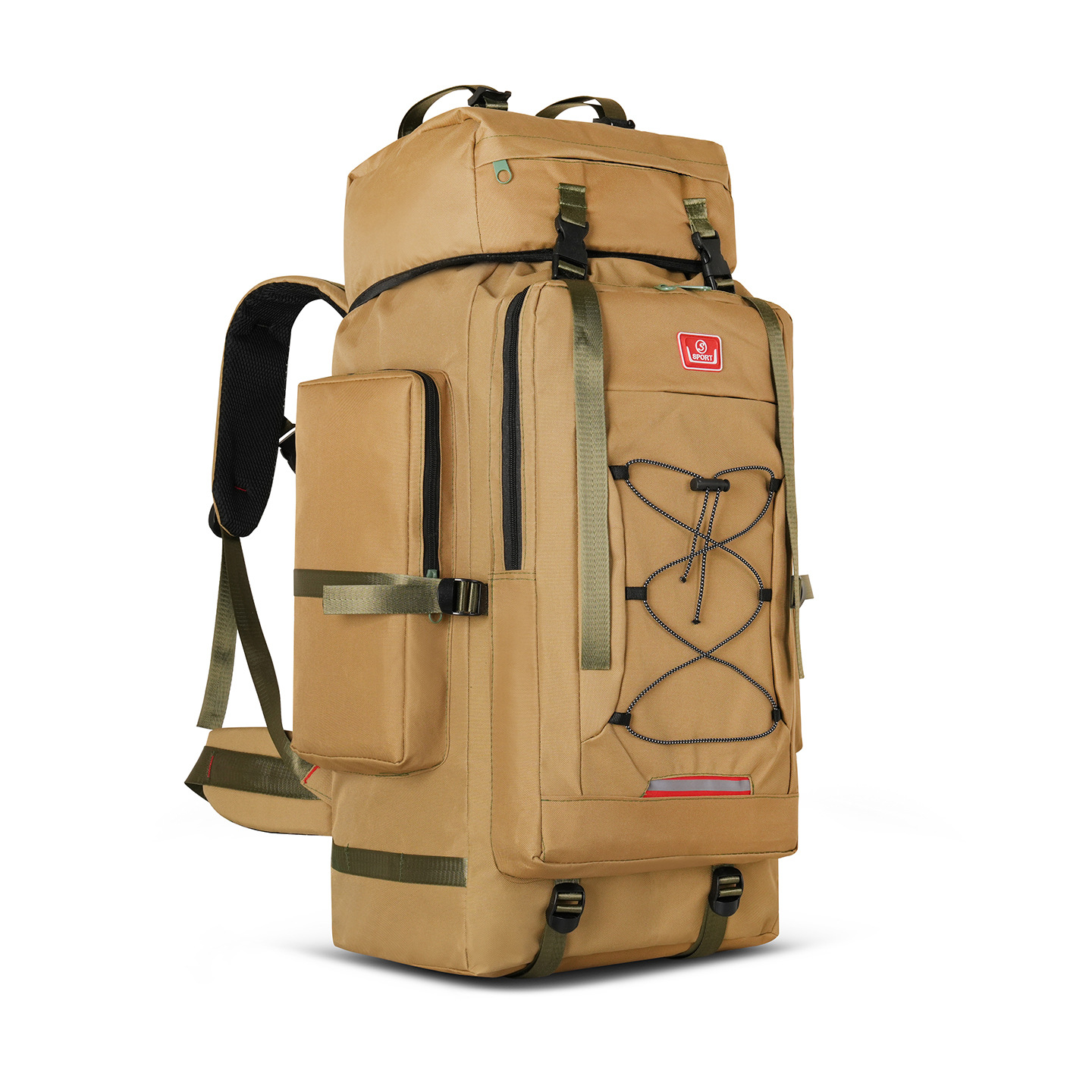 80 litros de gran capacidad mochila al aire libre mochila camuflada camping montaña caminata mochila impermeable transfronteriza image 6