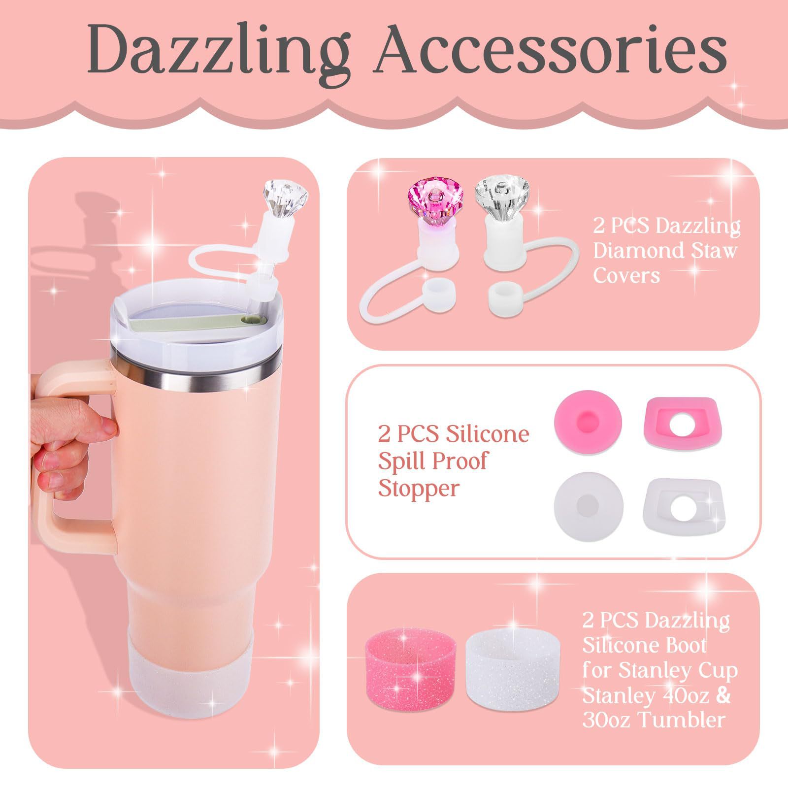 Cup accessories suitable for Stanley Cup 40 ike 40 ounces of Diamond…