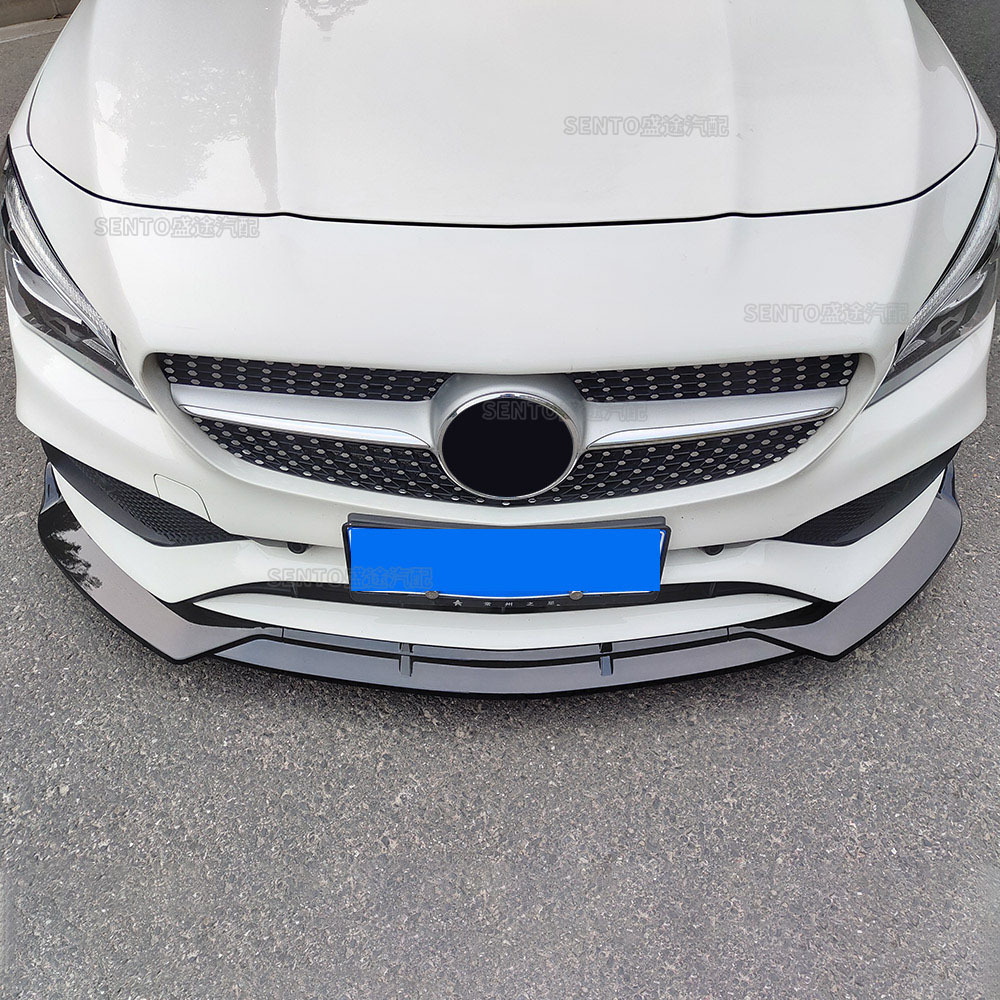 Suitable for 2016-2019 Mercedes-Benz CLA C117 modified front shovel front bar surrounding lower lip movement three-stage