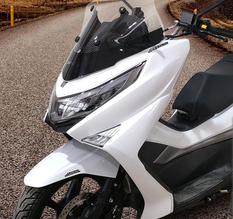 Suitable for Haojue Uhr150 Windscreen Upgrade, Windshield, Front Windshield, Rain Shield, Chest Protector, Transparent High-Definition Windshield