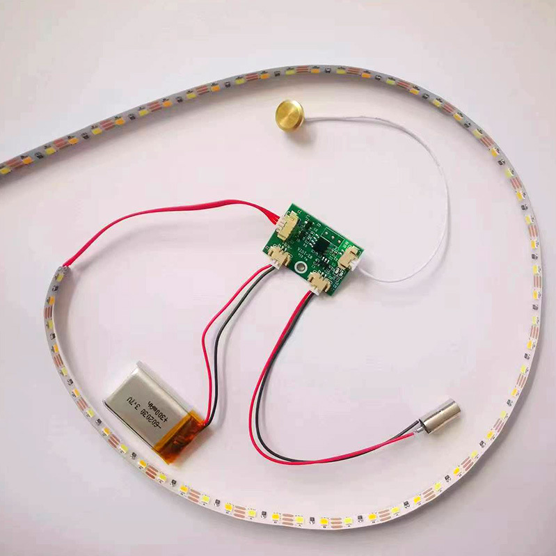 Iluminación táctil transfronteriza mural tricolor módulo de esquema de placa de control de dos vías marco de foto de control remoto DIY lámpara de escritorio cubierta