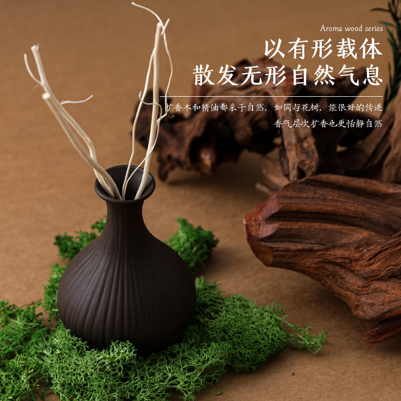 Casa floral de saljuzo de dragón adornos de hotel residencial oficina botella de expansión de escritorio botella de cerámica de fragancia retrógrada aceite esencial de arte