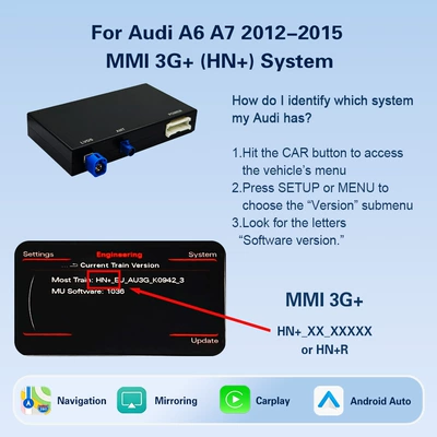 Q3 2012-2018 Original Car | Simsiz CarPlay və Android Auto - audi-a6-a7-2012-2015mmi-3g-hn
