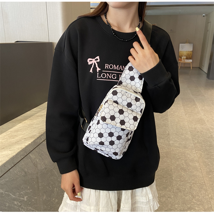 Women's Medium Nylon Ball Streetwear Square Zipper Fanny Pack display picture 26