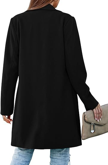 Damen Wollmantel Für Herbst Und Winter Cardigan Mit Einem Knopf_voghion.com