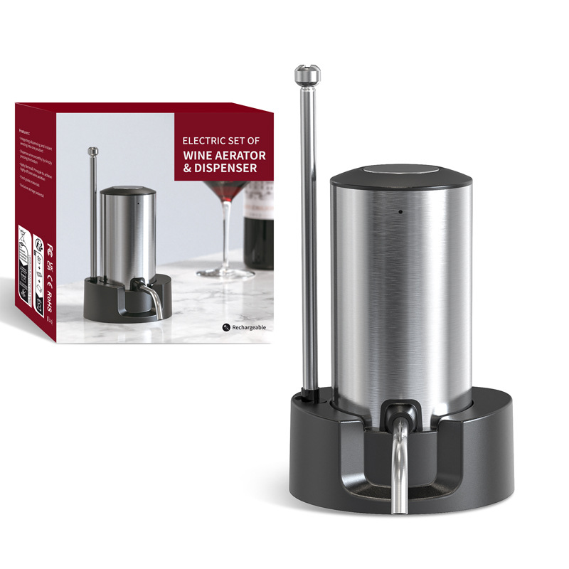 Rechargeable smart electronic electric wine decanter with usb…