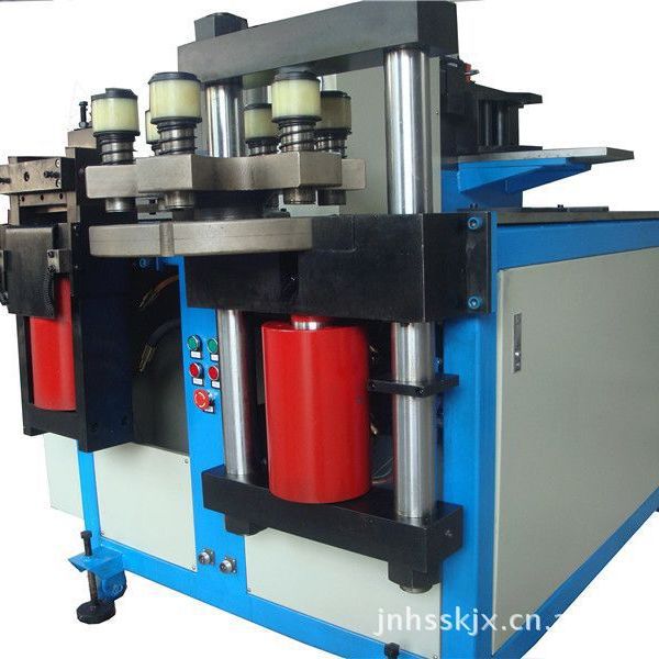 四合一多功能液压冲孔机便携式母排切弯机 转塔式数控母线加工机