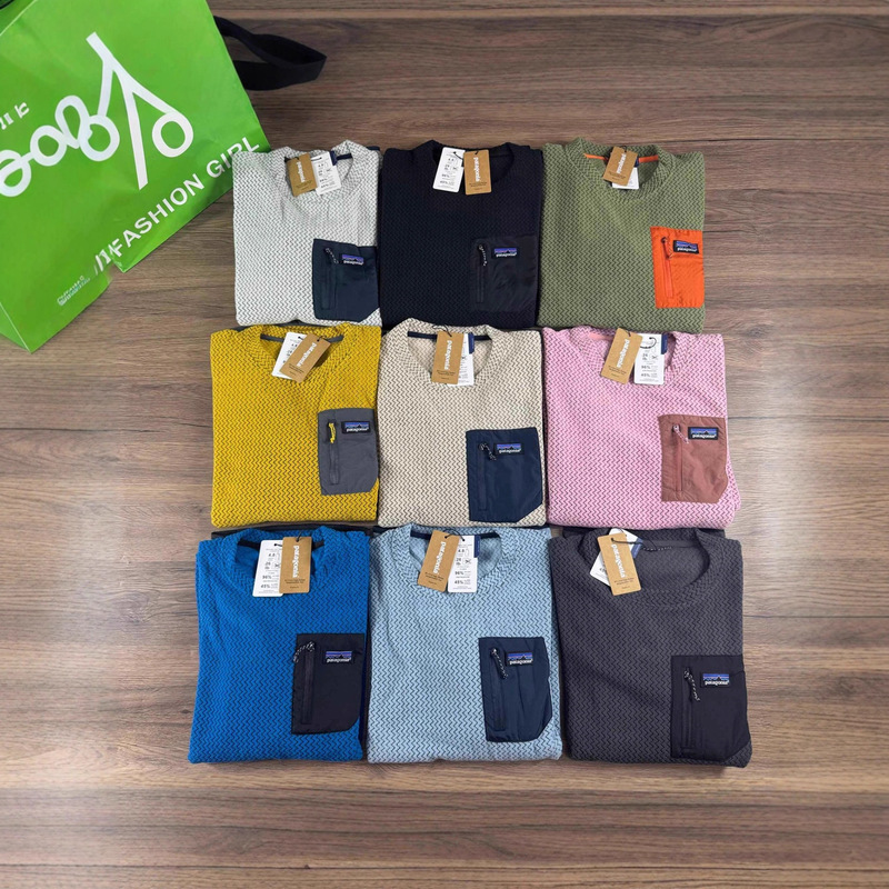 Foreign Trade Pata R1 Round Neck Polar Fleece Sweatshirt Spring, Autumn and Winter Fleece Mid-Layer Breathable Warm Jacket