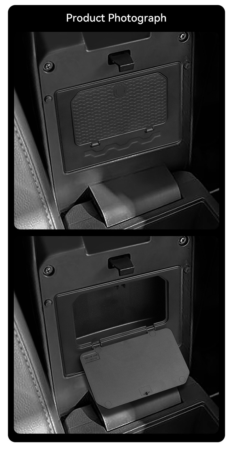 Suitable for 24-25 Mitsubishi Triton Armrest Box Hidden Storage Box L200 Car Storage Car Supplies