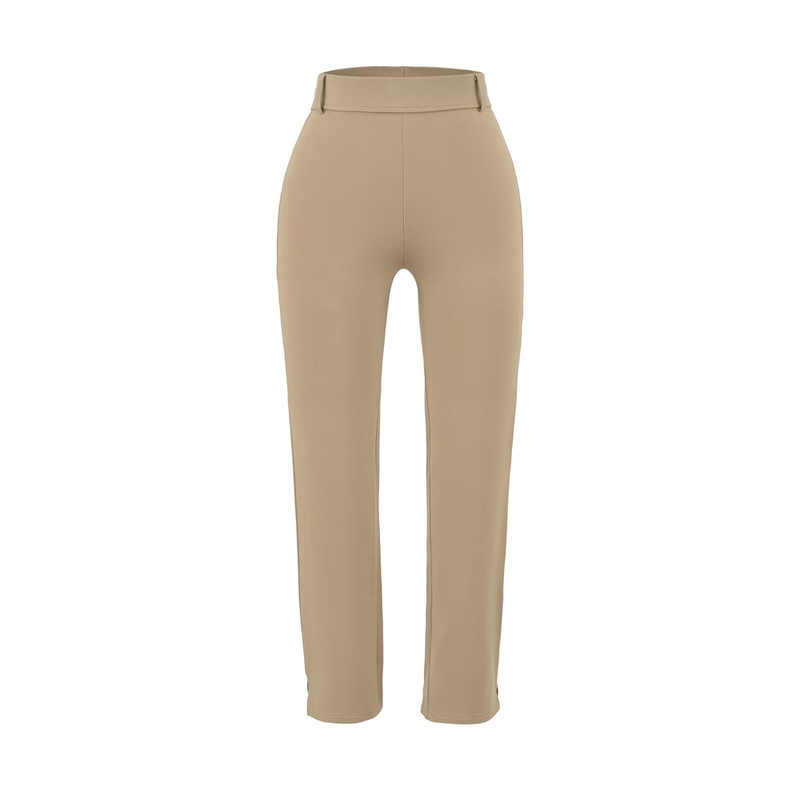 Trendy European and American Style Stretchy Cropped Pants Versatile Professional Capri Pants Casual Pants Stylish Bodycon Work Pants Trendy European and American Style Stretchy Cropped Pants Versatile Professional Capri Pants Casual Pants Stylish Bodycon Work Pants