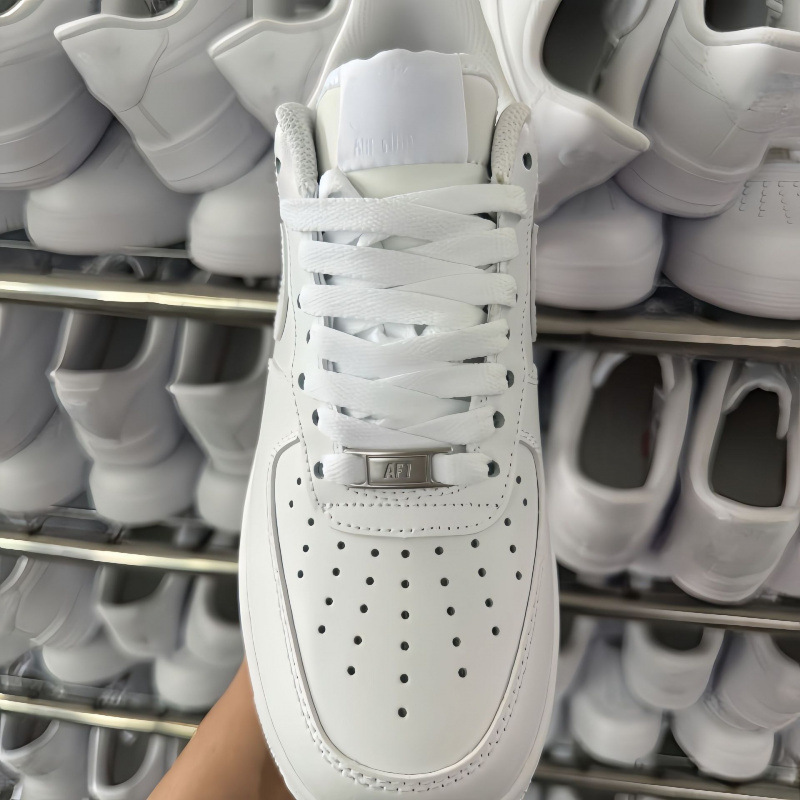 Cross-Border Putian Pure Original Air Force One First-Layer Leather Af1 Campus Versatile White Sneakers Sports Shoes Unisex Shoes Skate Shoes Cross-Border Putian Pure Original Air Force One First-Layer Leather Af1 Campus Versatile White Sneakers Sports Shoes Unisex Shoes Skate Shoes