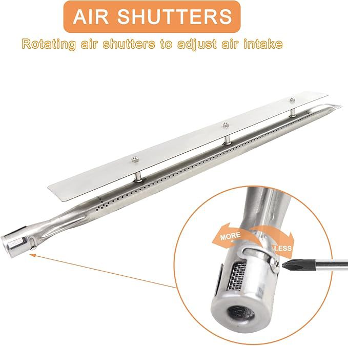 2026 nuevos productos transfronterizos comercio electrónico de acero inoxidable piezas de reemplazo de tubo de combustión tubo recto horno de rejilla accesorios horno quemador image 4
