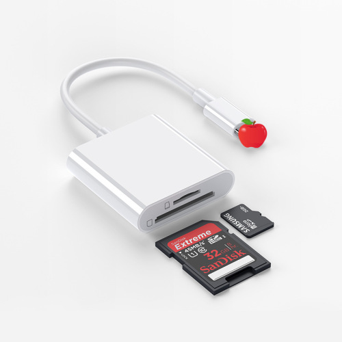 Suitable for Apple mobile phone card reader all-in-one camera SD card TF card memory card converter multi-function adapter