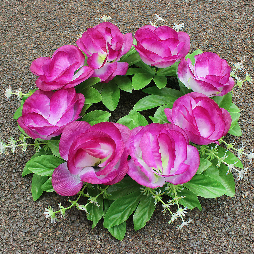 30 cm small wreaths for grave-going flowers