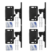 RV房车抓扣式门锁 撞击式推拉门碰搭扣锁 弹簧挂钩锁扣指节卡扣