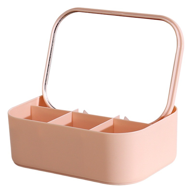 Escritorio creativo escritorio maquillaje espejo dormitorio estudiante con caja de almacenamiento vestidor espejo Internet celebridad lindo HD princesa espejo