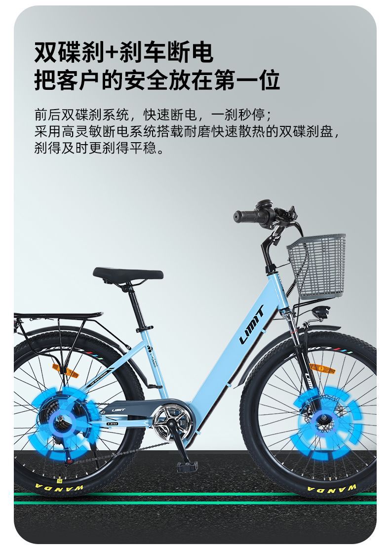 Electric Bicycle New National Standard Built-in Battery Lightweight