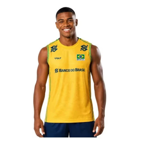 2026 Brazil CBV men's and women's school volleyball vests, men's and women's beach volleyball sleeveless breathable mesh vests
