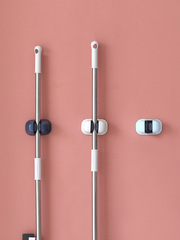 免打孔釘家用掛鈎無痕門後廚房浴室壁掛牆粘鈎拖把夾插頭掛架