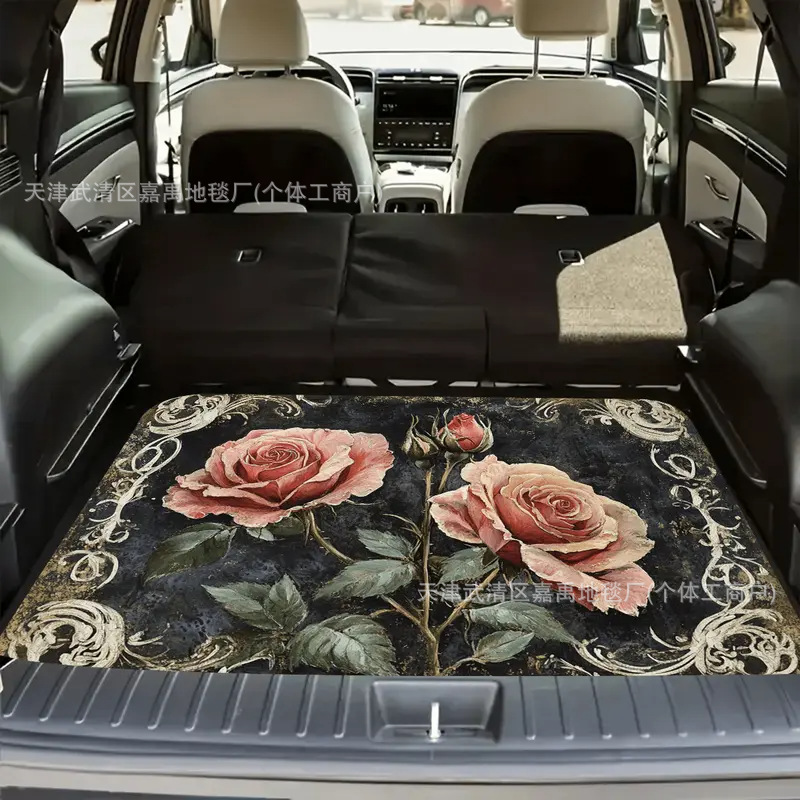 Cross-Border Nordic Pickup Truck Trunk Mat, Water-Absorbent and Easy-Care Car Mat, Amazon Temu Drop-Shipping Dust-Proof Mat