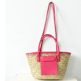 其他时尚女包;草编包;女士单肩包