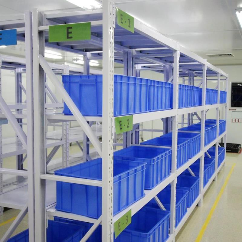 Estanterías de almacén, estantes de almacenamiento, estanterías de exhibición de varias capas para ferreterías, estanterías de almacenamiento de acero laminado en frío, estanterías industriales de acero para suelo.