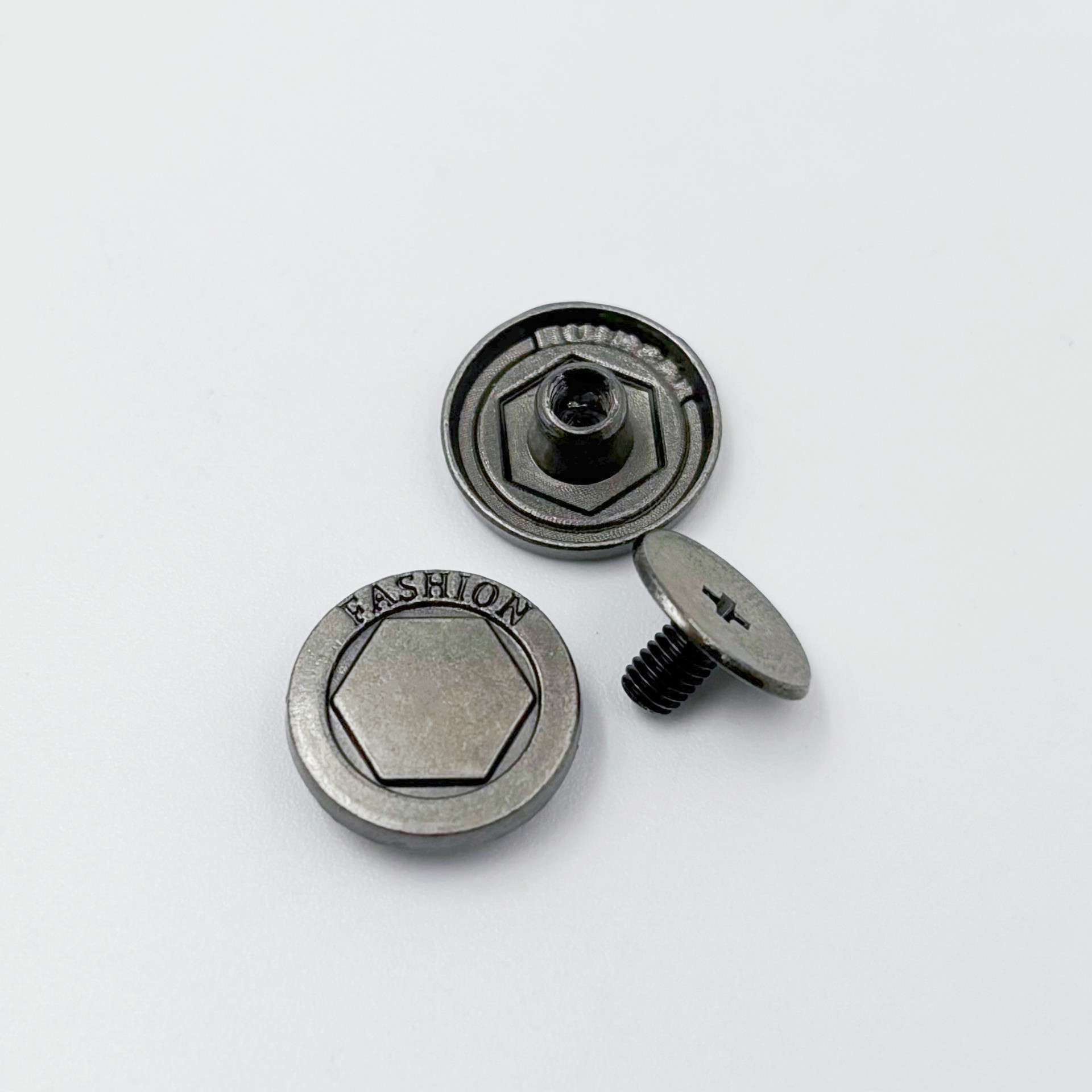 Botón de cordón de sandalias sin clavos fijo botón de decoración accesorios de hardware botón de enlace de botón de tornillo desmontable