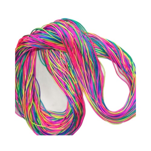 Children's nostalgic flower-tossing rope, colored rope for students, primary school students to pick flower ropes, weave flower ropes toys 7080 back
