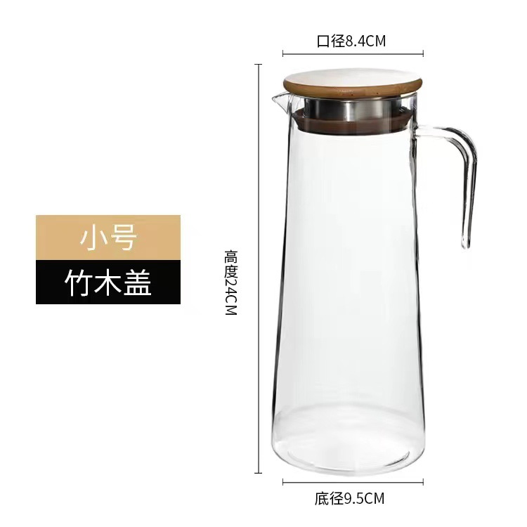 Jarra de acrílico olla de jugo de plástico hervidor de agua fría restaurante bar KTV olla de bebidas resistente a altas temperaturas olla de limón a prueba de explosiones