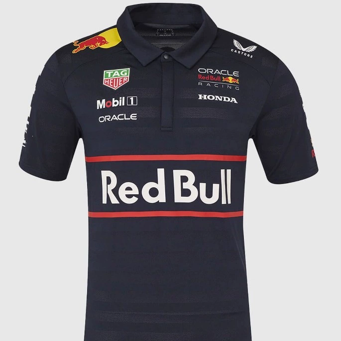 2526 Aston Martin Ferrari Red Bull McLaren Mercedes Футбольная майка/джерси летняя с короткими рукавами Off