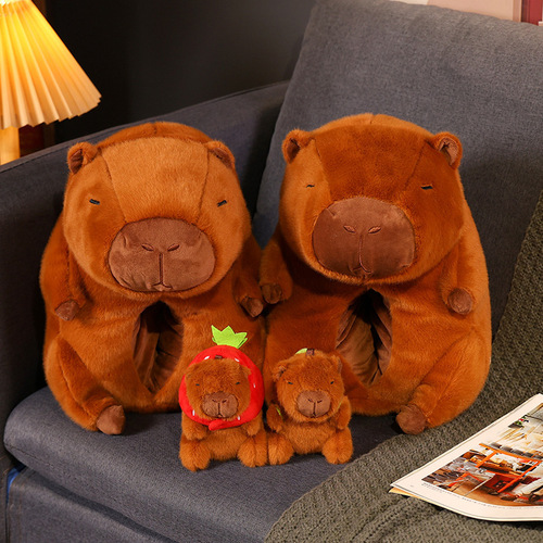 Capibala Doll Doll Plush Toy Pillow Capybara Jun Cute Keychain Pendant Internet Celebrity Cute Doll