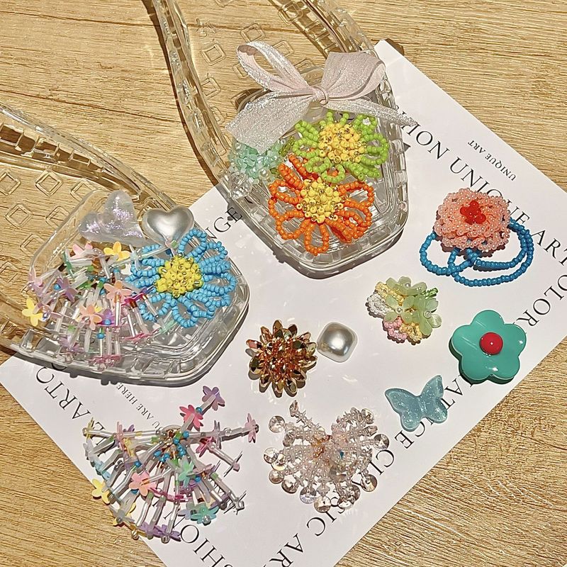 ドーパミン手作りビーズ韓国ゼリー靴花夏の新しいニッチライト高級ジュエリーホールシューズアクセサリー|undefined