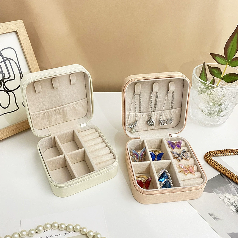 Travel Ring Necklace Storage Box Portable from Yomiego