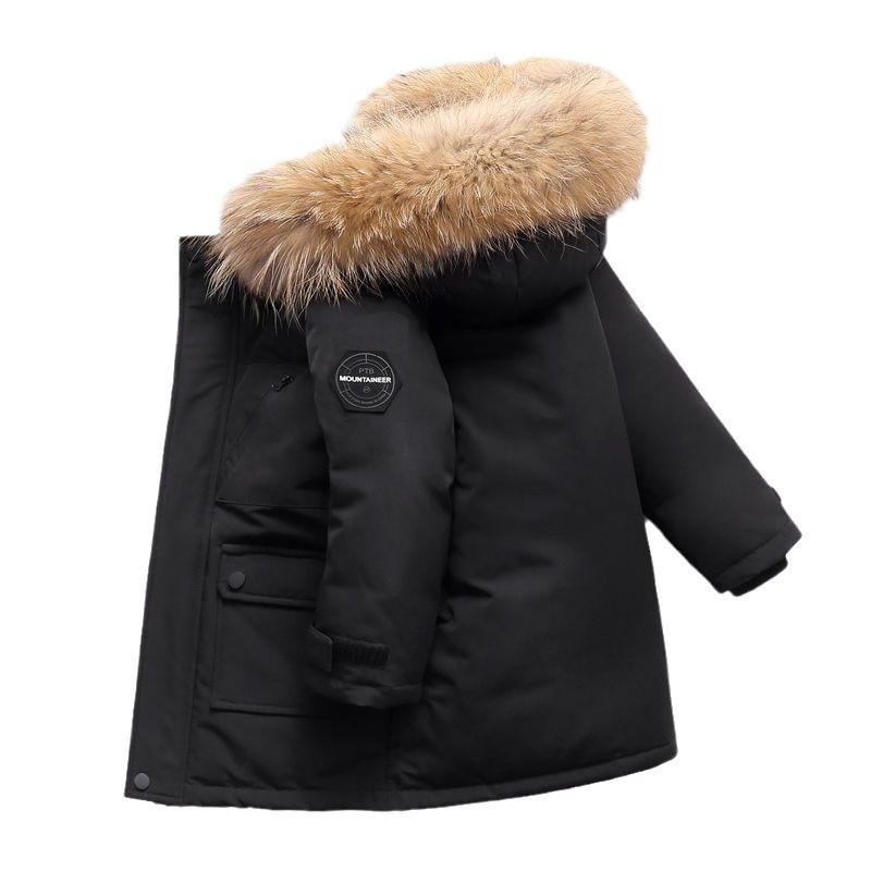 Ropa para niños, comercio exterior transfronterizo, ropa acolchada de algodón para niños, otoño e invierno 2025, nuevo estilo, ropa acolchada gruesa para niños, chaqueta abrigada para niños