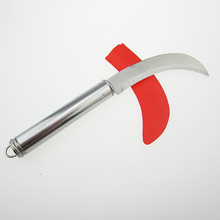K025D 不锈钢菠萝刀+10/起削皮刀水果刀两元店2元百货二元厨房刀