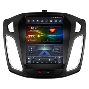 11-19 Ford Focus Mk3 Android GPS mərkəzi idarəetmə 9.7 düym şaquli ekran avtomobil naviqasiyası.