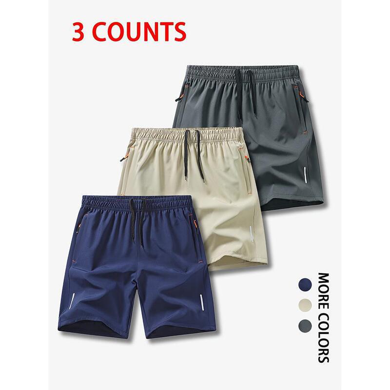 Ebay Cross-Border Ice Silk Quick-Drying Casual Shorts for Men 2026 Summer New Loose Sports Training Shorts Wholesale