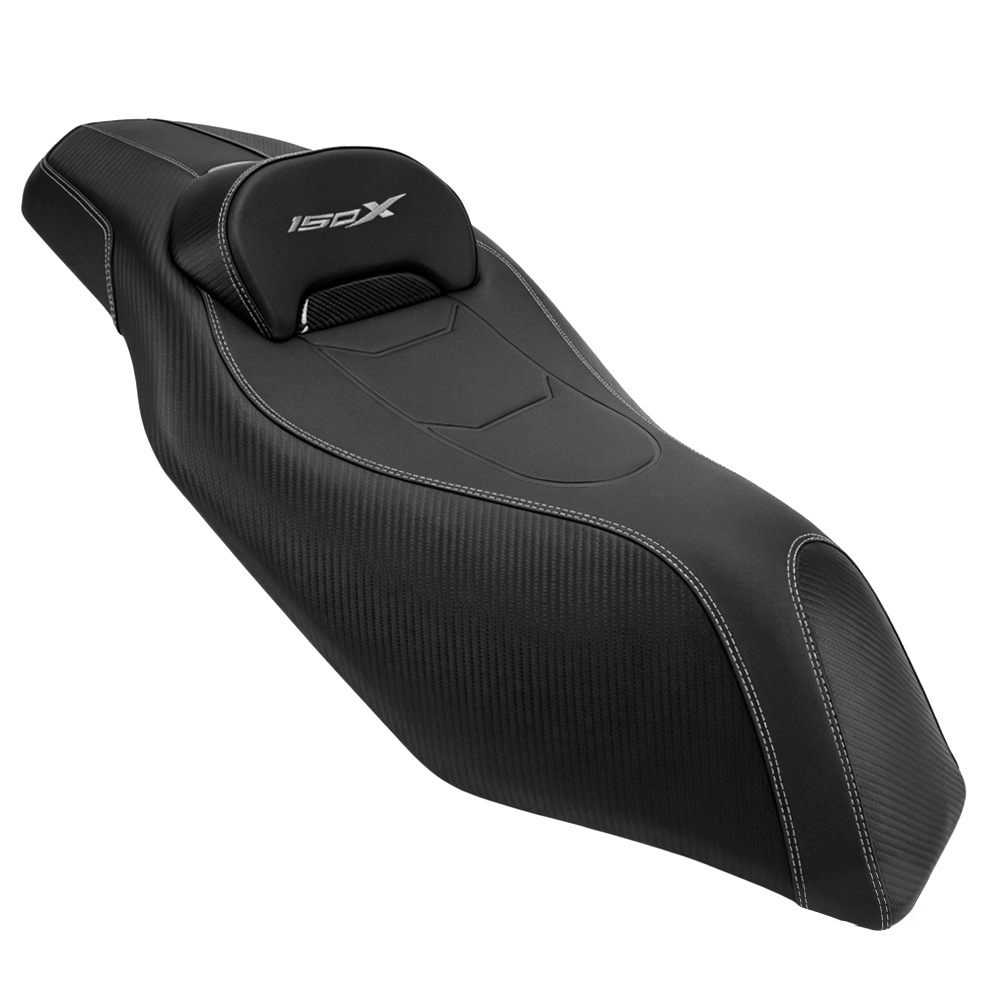 Suitable for Shengshi 150X Motorcycle Accessories, Modified Seat Cushion, Soft Seat Pad, Increased Comfort, Lumbar Support Seat Assembly