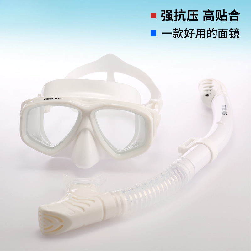 Snorkeling Sambo Adult Diving Mask Set Anti-Fog Myopia Diving Goggles Full Dry Snorkel Deep Diving Equipment