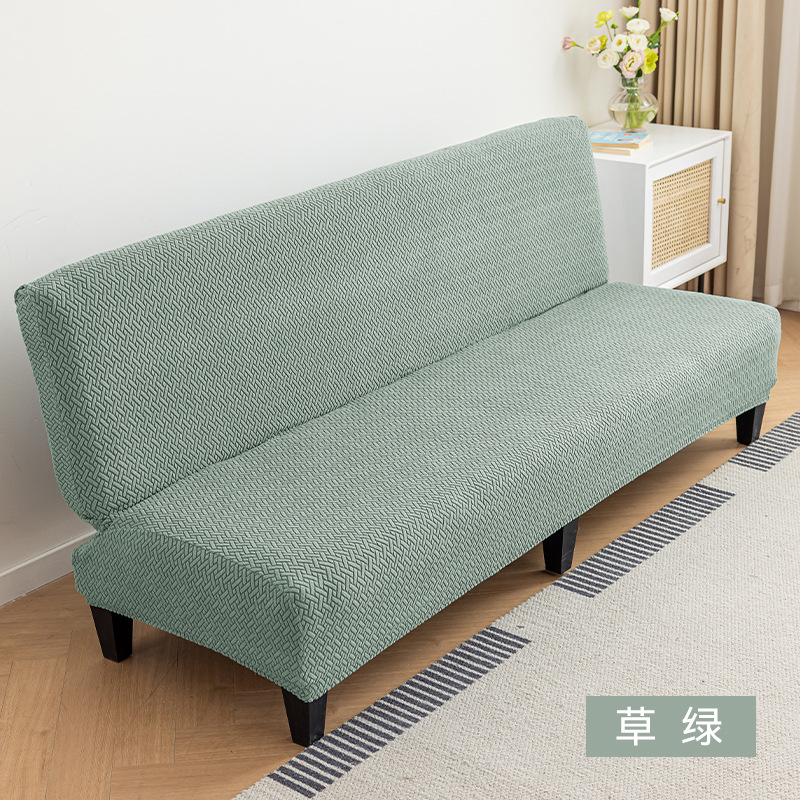 Funda de cama de sofá de cubierta completa gruesa Funda de sofá elástica sin reposabrazos para una sola persona Funda de sofá todo incluido de cadena de estrellas Funda de sofá universal para todas las estaciones